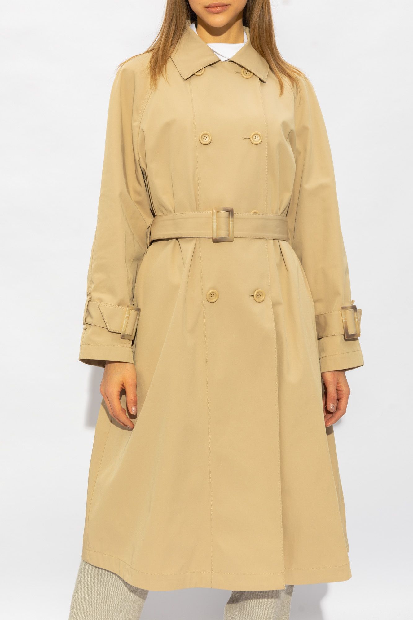 Emporio Armani Trench coat with belt | Women's Clothing | Vitkac